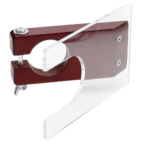 HOMEMAXS 1 Set Tufting Clipper Holder Durable Design Grooming Tools Storage Square Shape Multi Color Acrylic Wood