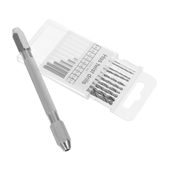 1 Set Bits for Drill Double Ended Drill Bit Set Small Hole Repair Tool Double Ended Watch Repair Drill Bit Set Mini Drill Set