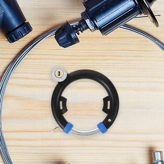 HOMEMAXS 1 Set of Heavy Duty Anti-Theft Bike Lock with Key Portable Bike Lock Outdoor Cycling Anti-Theft Lock with Keys