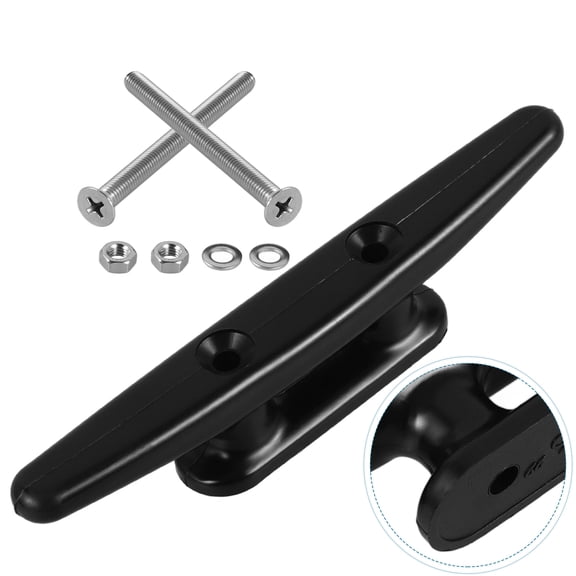 HOMEMAXS 1 Set of Rope Cleat Dock Cleat for Kayak Canoe Replacement Rope Tie Rope Fixing Holder Boat Supplies