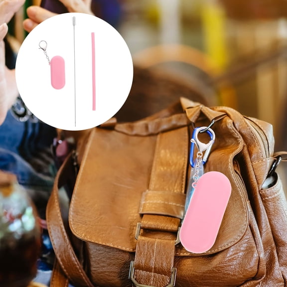 HOMEMAXS 1 Set of Silicone Straws Reusable Drinking Straws Multipurpose Water Straws Drinking Straws