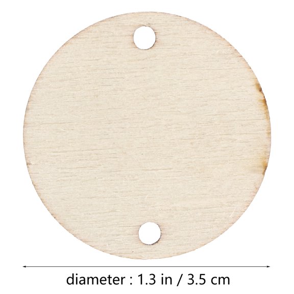 HOMEMAXS 1 Set of Wooden Cutouts Decorative Home Adornment Wood Slices Pendants