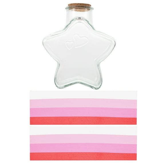 HOMEMAXS 1 set of DIY Small Glass Bottles Multi-function Wish Bottles Delicate Storage Bottles