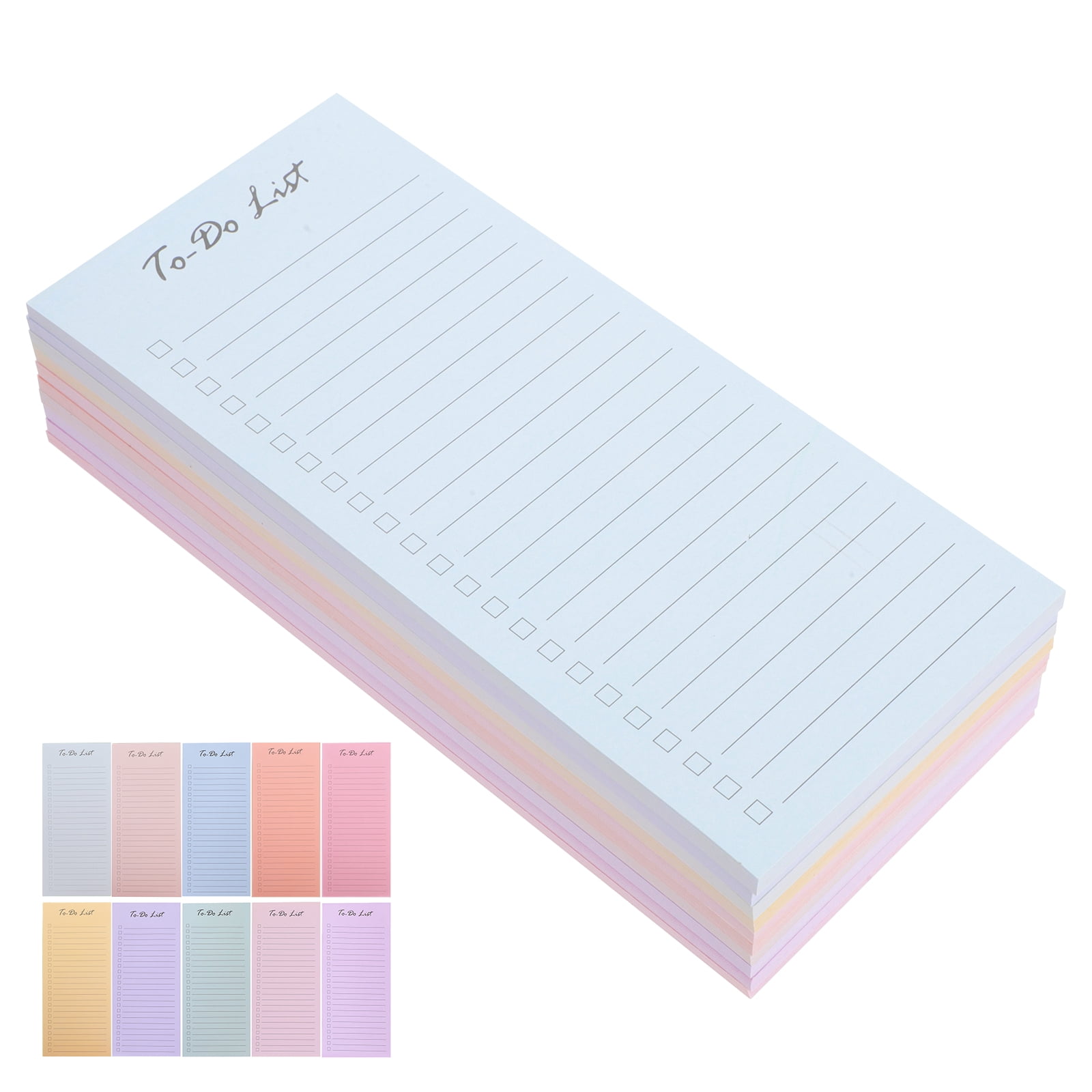 HOMEMAXS  10 Pads Office Accessories Daily Planner Notepad Checklist Notepads to Do Work