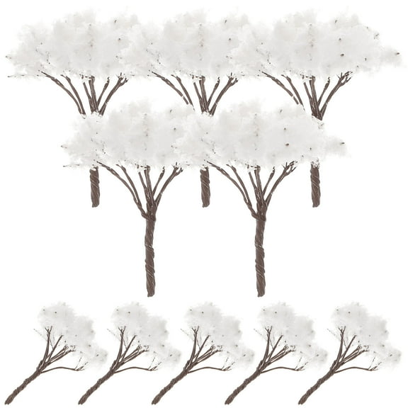 10 Pcs Artificial Architectural Tree Model Wedding Decorations