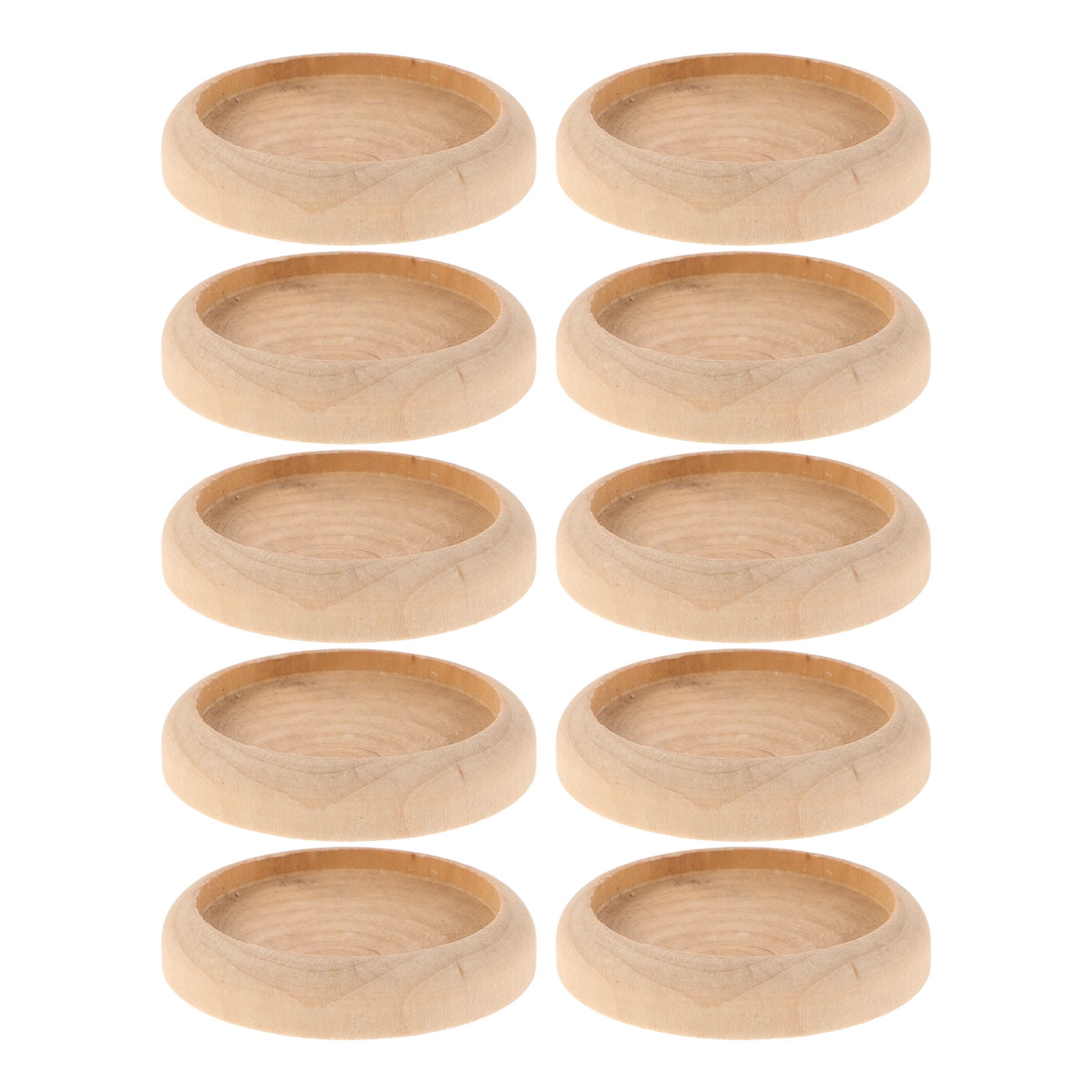 Wood Base HOMEMAXS 10 Pcs Artware Miniature Bases Pin Cushion Base for Sewing ...