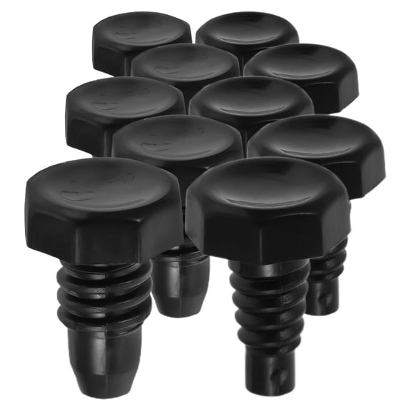 10 Pcs Billiard Cue Stickers Pool Black