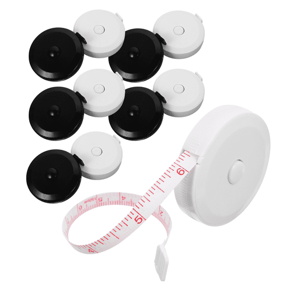 HOMEMAXS 10 Pcs Body Measuring Tape Pad Measure Telescopic Plastic Ruler