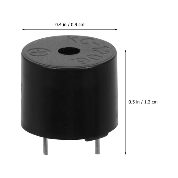 HOMEMAXS  10 Pcs Buzzer Buzzers for Games Electronic Components Black