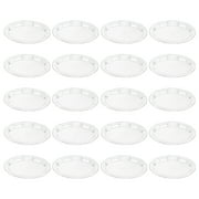 10 Pcs Crystal Salad Dish 17.80X17.80X1.00CM Transparent