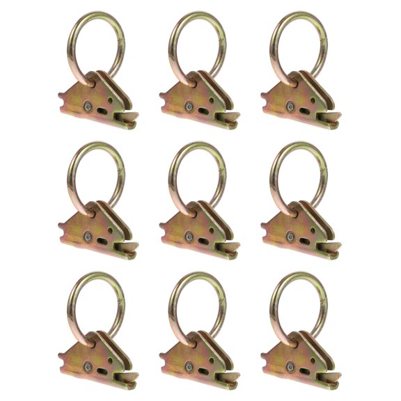 STRANDCHIC 10Pcs Trailer Tie Down Anchor Rings Multi Color Heavy Duty Steel for Securing Furniture and Equipment