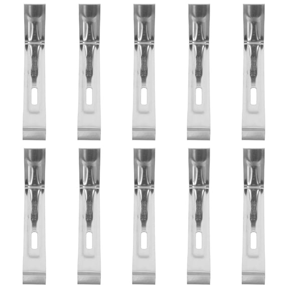 MLINS 10pcs Stainless Steel Roof Clips Clamps Non Skid Roof Fix Tools Tile Fixing Hook Fix Clip Reusable Clamps for Secure Installation