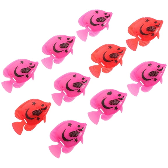 HOMEMAXS  10 Pcs Fish Tube Ornamental Fake Tank Props Play Child
