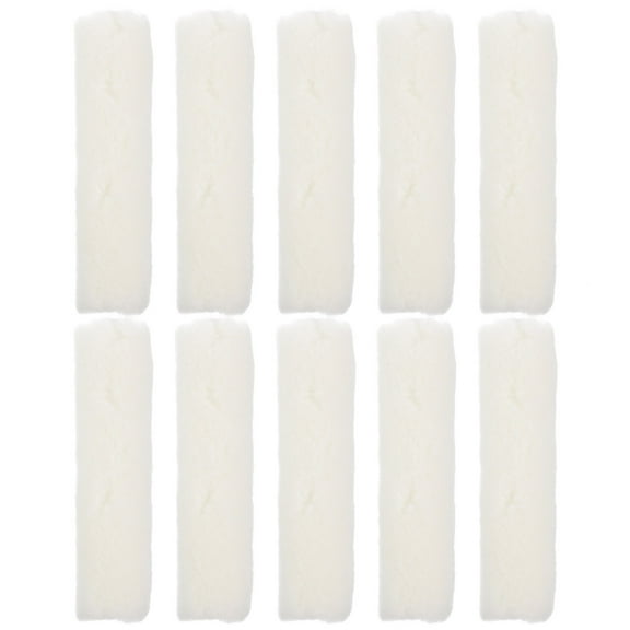 HOMEMAXS 10 Pcs Foam Rollers Paint Textured Hot Melt Brush Head White Covers Replacement