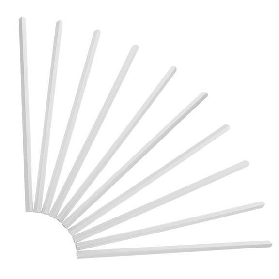 HOMEMAXS 10 Pcs Folder Office File Folders Binder Clips Student White