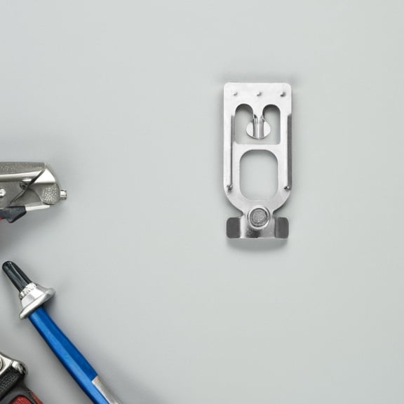 BEADCEST 10Pcs High Strength Plated Silver Shelf Clips Brackets for Pallet Rack with Quick Installation