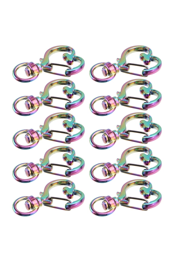 10 Pcs Heart Shape Keychain Key Chain Key Decoration 3.5x2.4cm