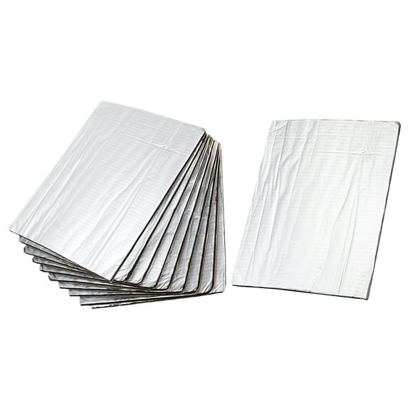HOMEMAXS 10 Pcs Heat And Sound Insulation Conditioner Door Plug Silver