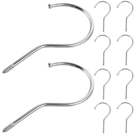 HOMEMAXS 10 Pcs Heavy Duty Ceiling Hook Hanger Accessories