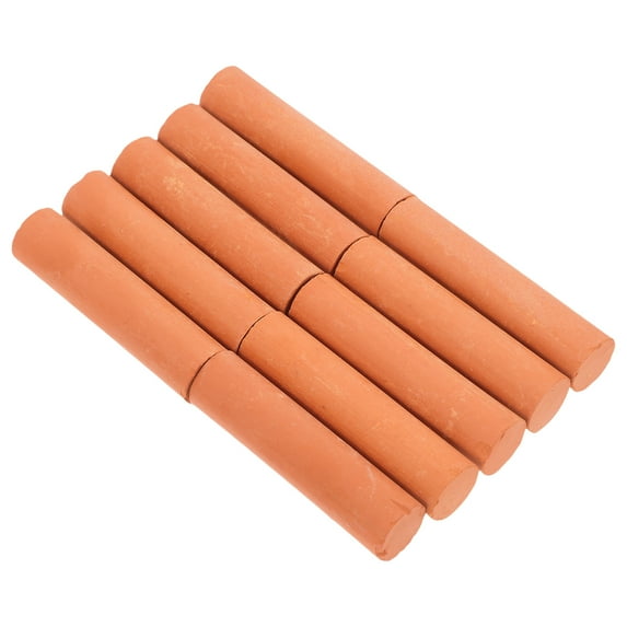 Realistic Small Clay Bricks for DIY Projects and Crafts Brown Versatile Mini Building Supplies 10pcs