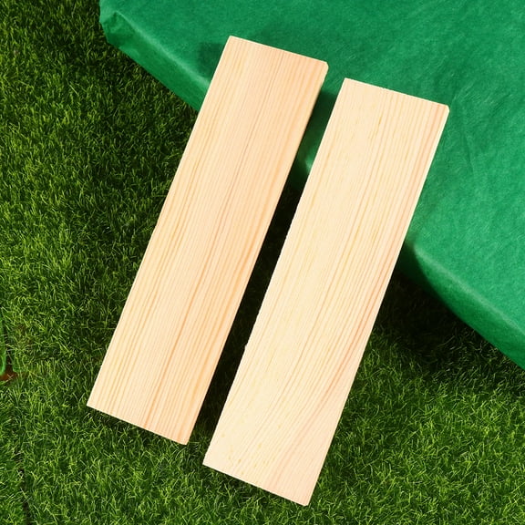 HOMEMAXS 10 Pcs Pine Wood Board Rectangular Rectangle Boards for Crafts Planks