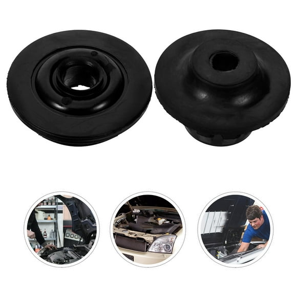 HOMEMAXS 10 Pcs Radiator Mounting Kit Car Radiator Mount Bushing 4.50X4.50X4.00CM Black