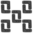 thumbnail image 1 of HOMEMAXS  10 Pcs Screen Frame Profiles Replacement Corner Bracket Black, 1 of 8