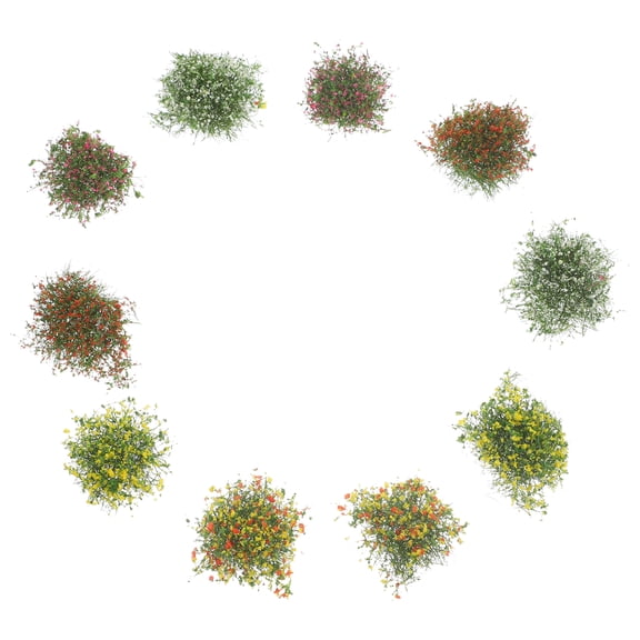 HOMEMAXS 10 Pcs Simulated Flower Cluster Clusters Micro Scene