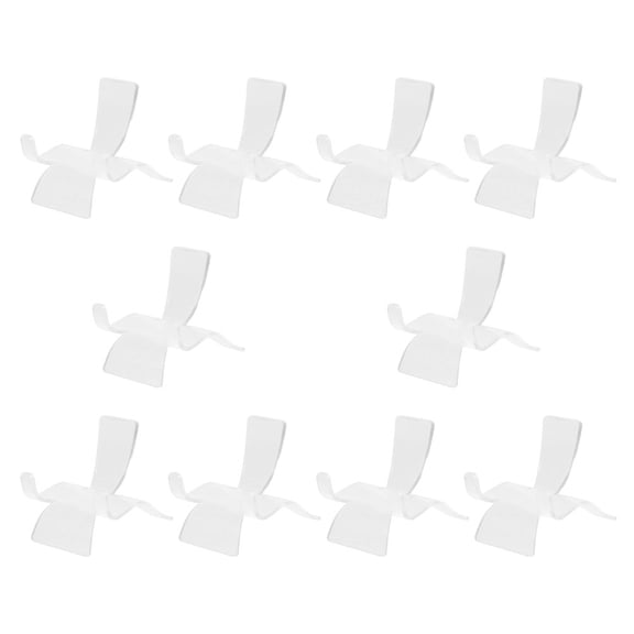 HOMEMAXS 10 Pcs Specimen Stand Crystal Stands For Display Rock Transparent