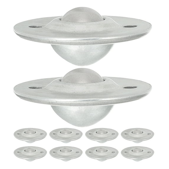 HOMEMAXS 10 Pcs Spherical Round Universal Ball Bearings 4.50X4.50X2.00CM Silver