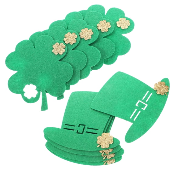 HOMEMAXS 10 Pcs St Patrick's Day Favors Patricks Party Decorations Funnel Green
