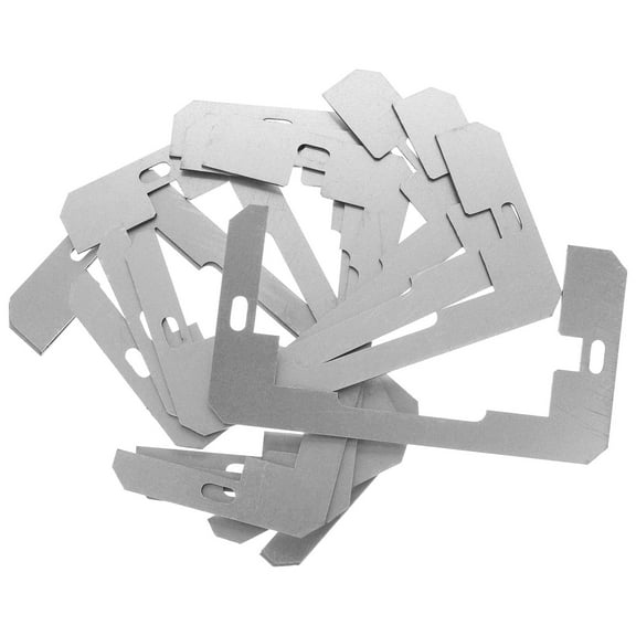 Silver Metal Wall Plate Spacers for Outlet Repair and Installation with Pieces