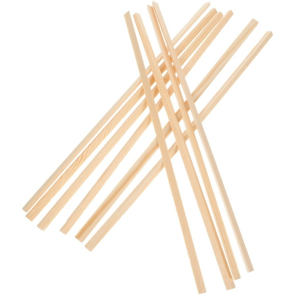 STRANDCHIC 10Pcs Wooden Window Decorative Trim Beige Wood p for Indoor and Outdoor Use