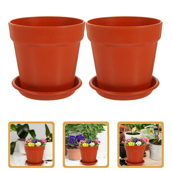 VERDANVERSE 10 Sets Multipurpose Planting Pots for Garden Balcony Office Home