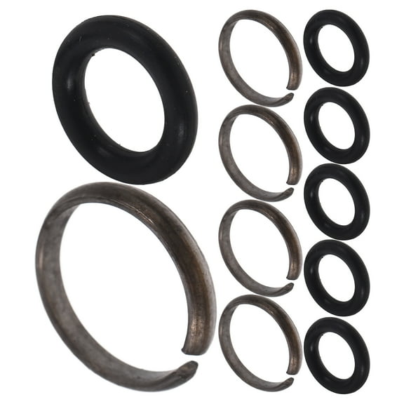 VERDANVERSE High Pressure Impact Wrench Socket Retainer Rings Iron Black 10 Sets