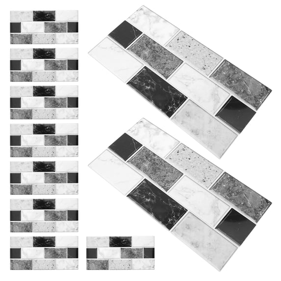 10 Sheet Peel and Stick Backsplash Wallpaper Kitchen Backsplash Wallpaper Kitchen Peel and Stick Wall Paper Tile for Countertop Bathroom