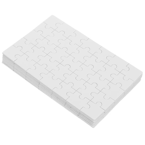 HOMEMAXS 10 Sheets Blank Puzzle Sublimation Transfer Puzzle Thermal Transfer Printing Jigsaw