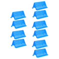 thumbnail image 1 of HOMEMAXS 10 pcs  Microscope Slides Staining Holder For Laboratory Plastic Microscope Slides Rack Worktop Microscope Slides Stand Glass Slide Storage Holder, 1 of 8