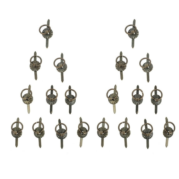 Retro Iron Pull Handle for Decorative Box Drawer Cabinet Hardware Assorted Color 100PCS