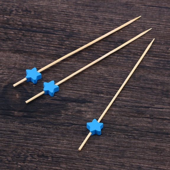 100 Pcs Creative Fruit Picks Cocktail for Appetizers Accessories