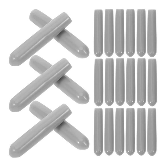 HOMEMAXS  100 Pcs Dishwasher Rack End Protectors Accessories Dishes Repair Grey