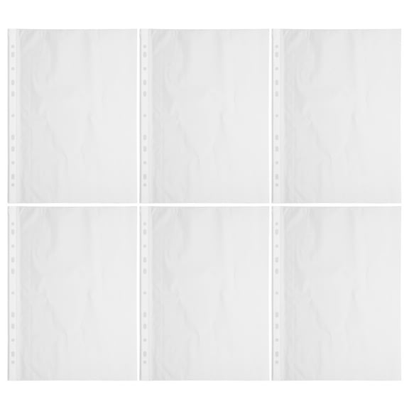 HOMEMAXS  100 Pcs Documents Transparent Clear Album Binder Dividers