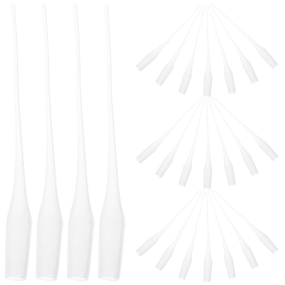 HOMEMAXS Transparent Plastic Glue Dispenser Tips for Daily Use Precision Applicators 100pcs