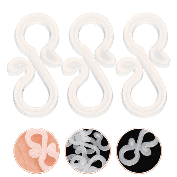 HOMEMAXS  100 Pcs Hang Gutter Clips for Hanging Outdoor Lights String Hook Accessories