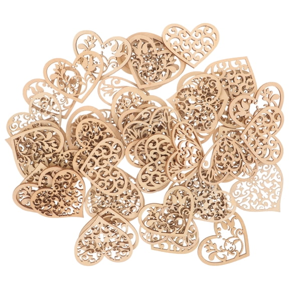 HOMEMAXS 100 Pcs Heart Decor Fake Plants Hanging Decorations Table