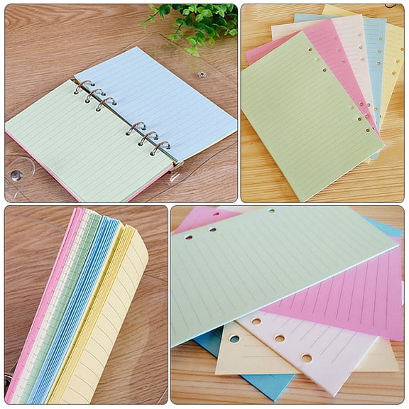 100 Pcs Loose-leaf Notebook Inner Core Paper Inserts Safe Travel