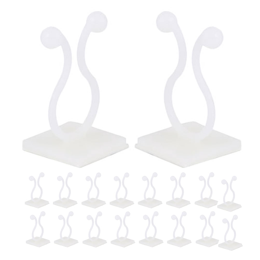 100 Pcs Plant Clips Vine Wall Clips Holder 2.50X2.00X1.80CM White ...