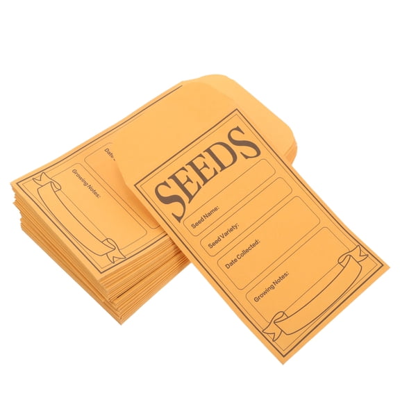 HOMEMAXS 100 Pcs Seed Packet Organiser Seed Envelope 14.40X7.90X0.10CM