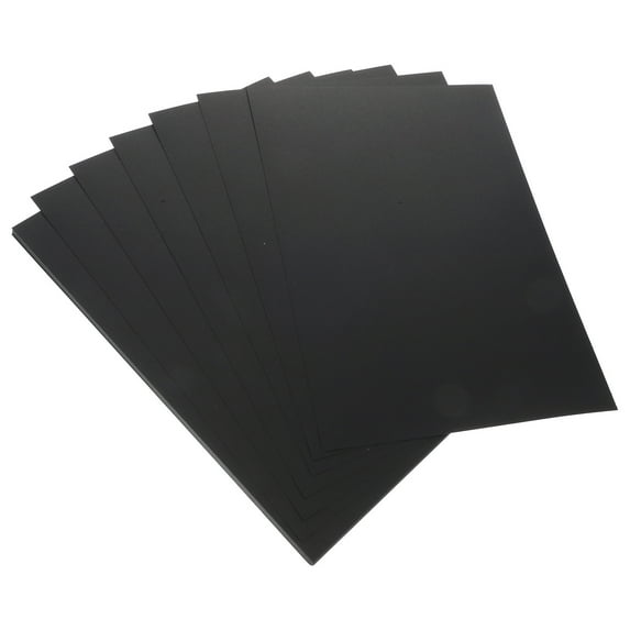 100 Sheets Black Cardboard Color Paper Thick Painting Invited