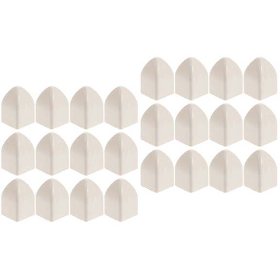 HOMEMAXS 100 pcs Fence Post Cap Plastic Fence Cover Protector Replacement Column Cover